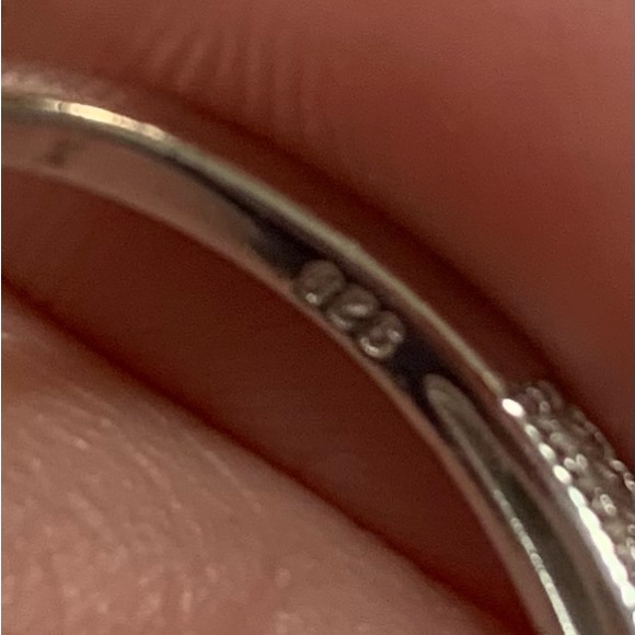 NWT RUBY STERLING SILVER & CZ Ring - Picture 2 of 6